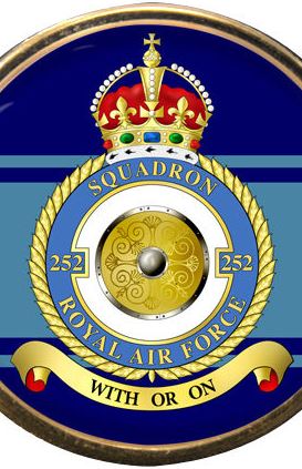 No.252 Squadron RAF badge (Spartan  Shield)